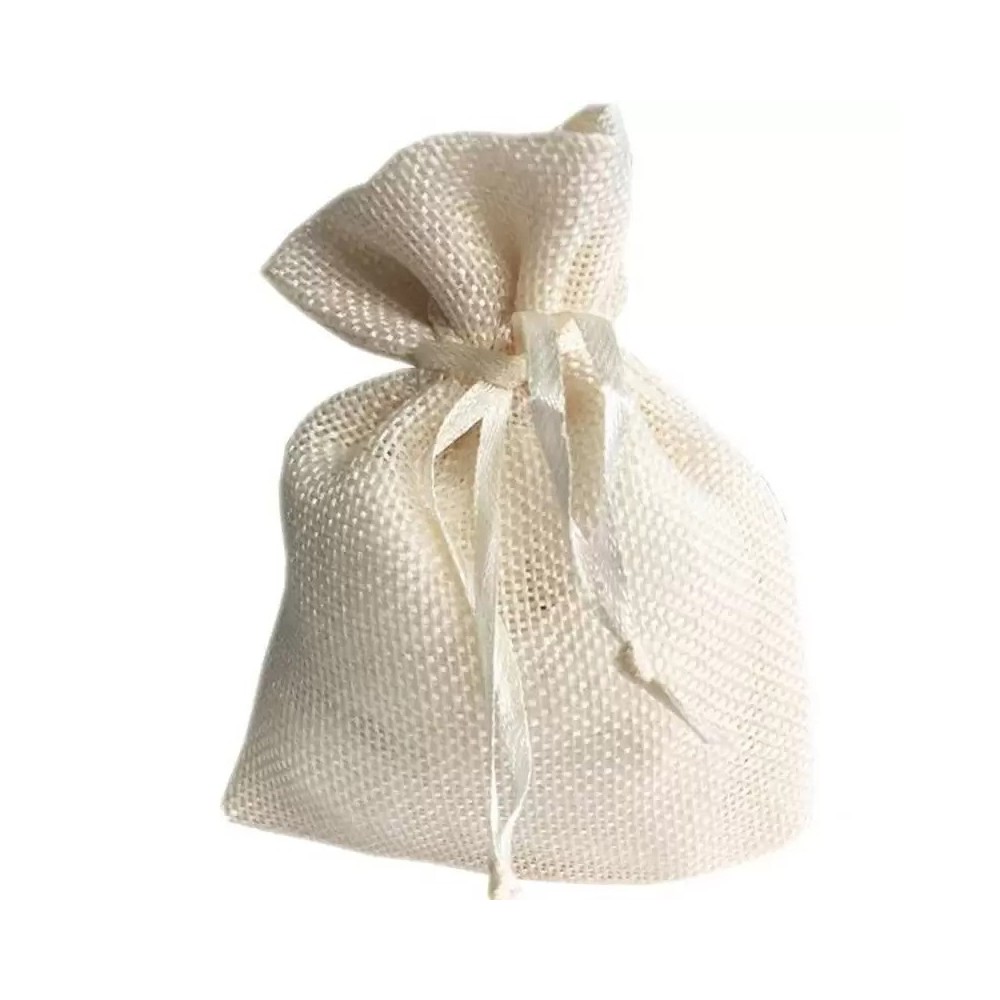 SACCHETTO JUTA CREMA H13